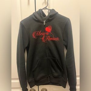Black and red double logo hoodie 1 of 1